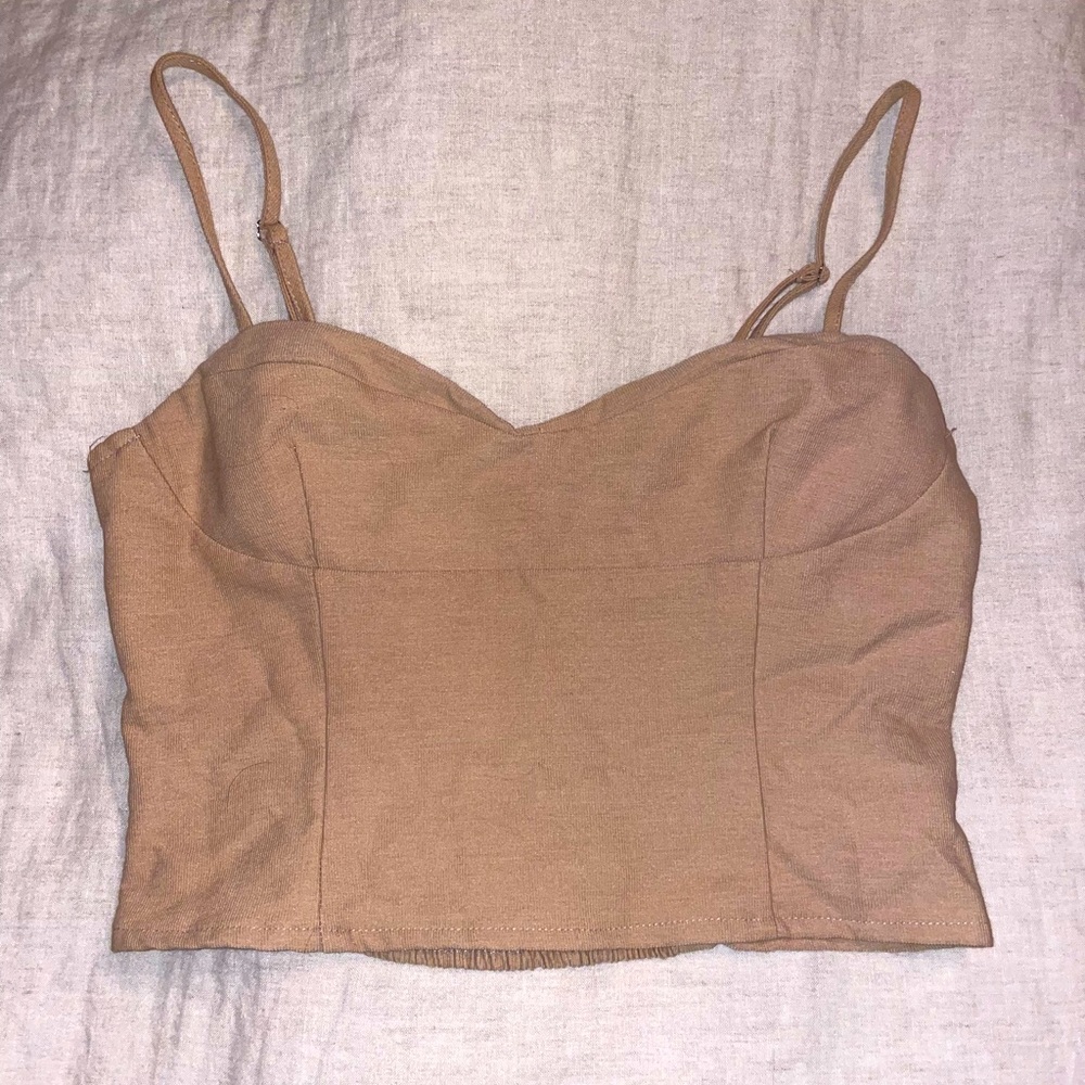 Forever 21 Tan Crop Top